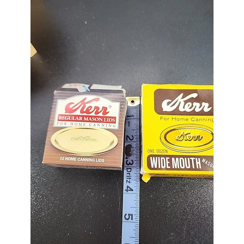Vintage KERR Canning Lids – Small Mouth Dome Lids –‎ Box Only Decoration